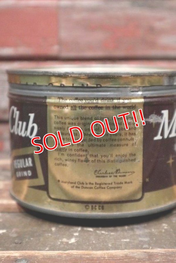 画像3: dp-211210-48 Maryland Club Coffee / Vintage Tin Can