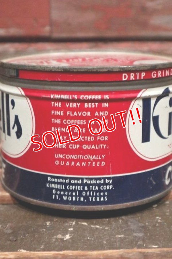 画像3: dp-211210-36 Kimbell's COFFEE / Vintage Tin Can