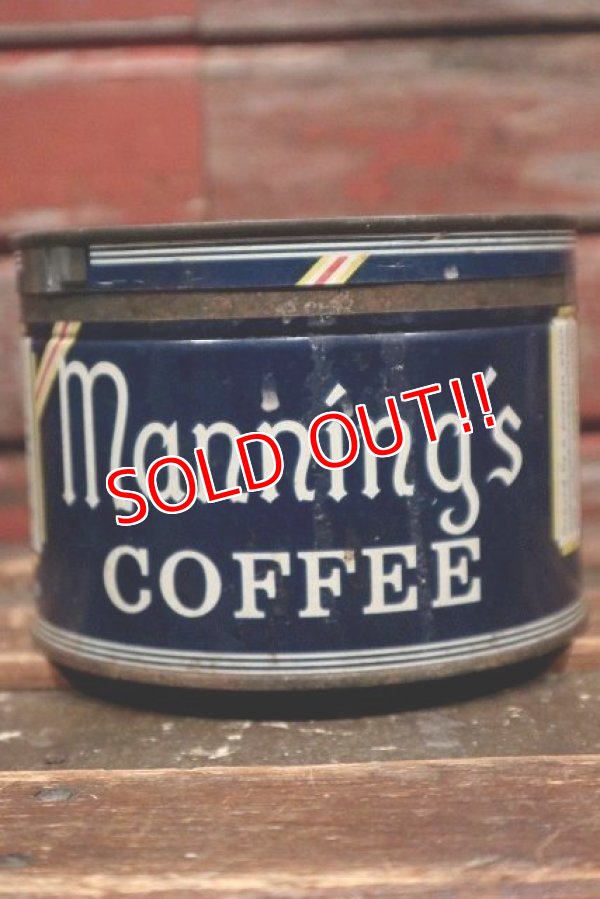 画像2: dp-211210-47 Manning's COFFEE / Vintage Tin Can