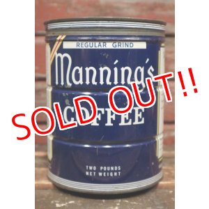 画像: dp-211210-38 Manning's COFFEE / Vintage Tin Can