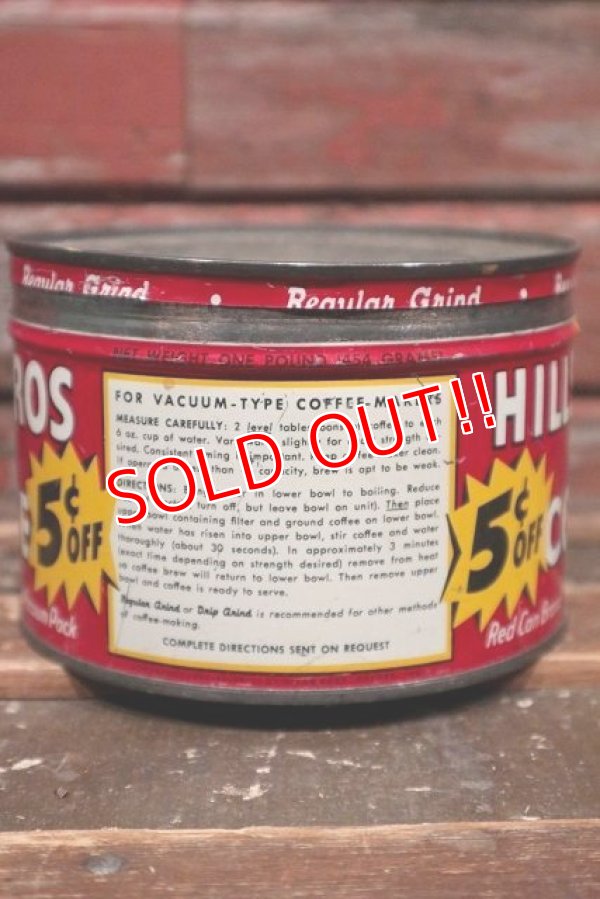 画像3: dp-220201-78 HILLS BROS COFFEE / Vintage Tin Can