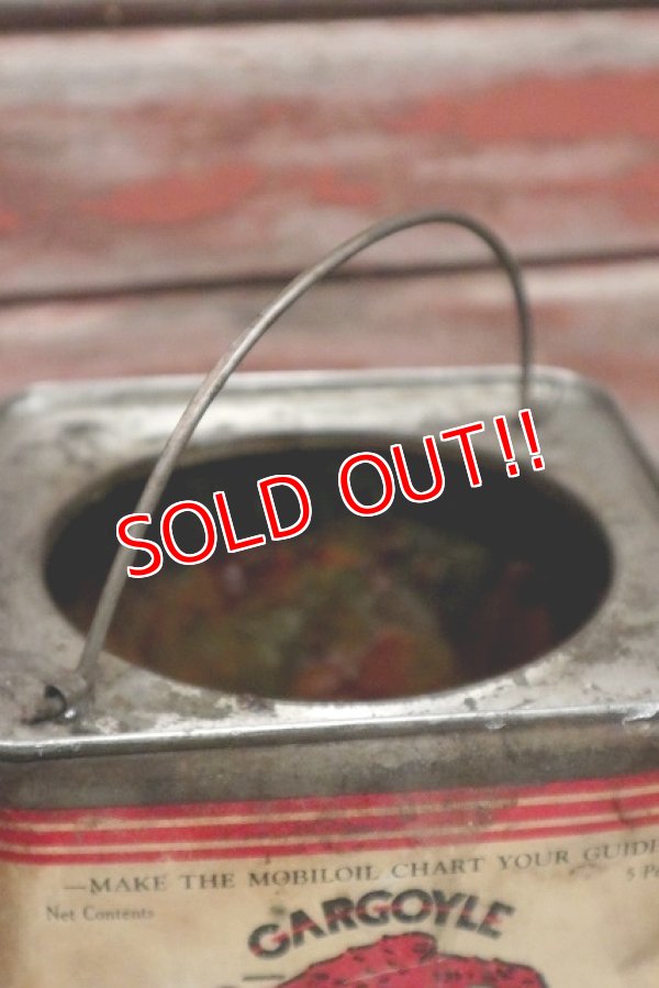 画像8: dp-220301-82 Mobil GARGOYLE / Mobilgrease 1930's 5 Pounds Can