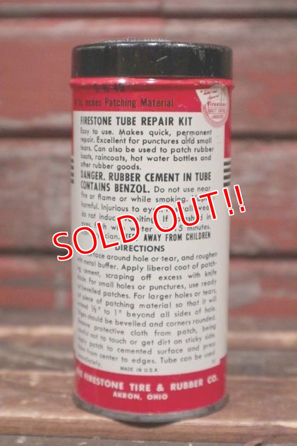 画像3: dp-220201-63 Firestone / Vintage Tube Repair Kit Can