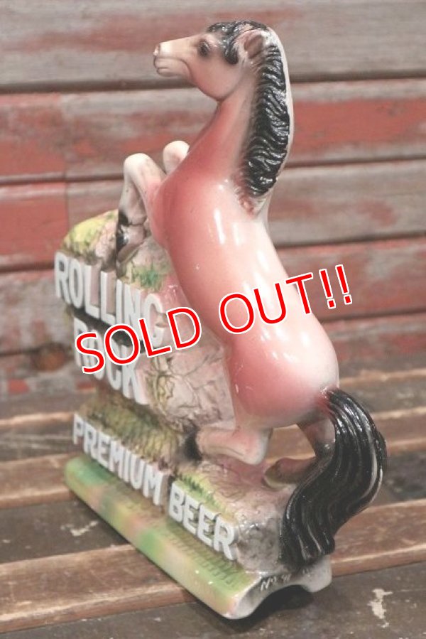 画像5: dp-220301-40 ROLLING ROCK BEER / 1970's Chalk Ware Bar Display
