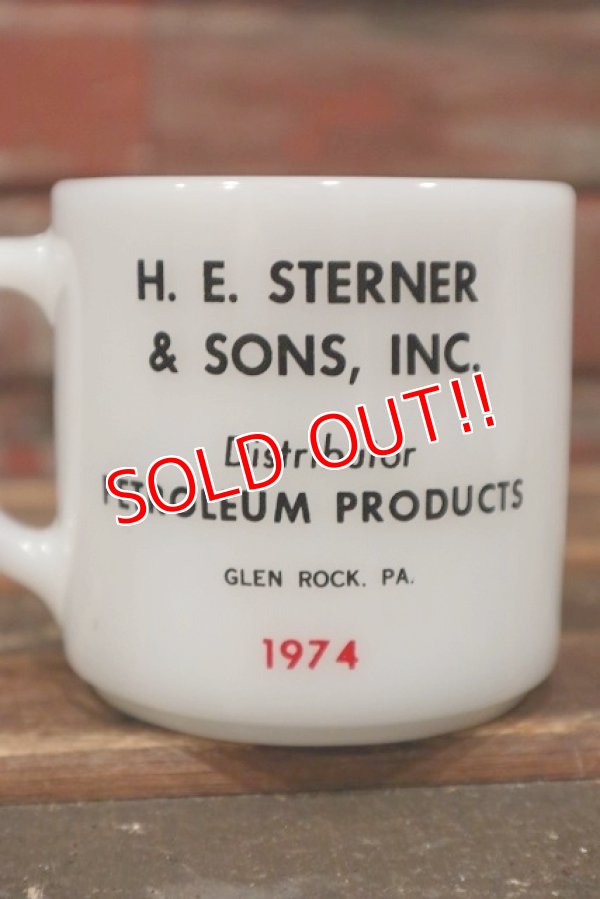 画像3: kt-220301-04 TEXACO / Federal 1970's Milk Glass Mug