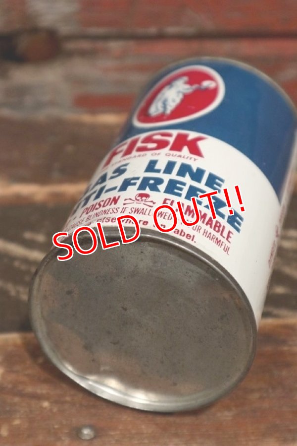 画像6: dp-220301-90 FISK / GAS LINE ANTI-FREEZE 1950's Can