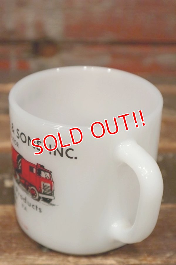 画像5: kt-220301-05 TEXACO / Federal 1970's Milk Glass Mug