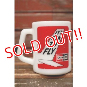 画像: kt-220301-06 CHAMPION / Federal 1960's Milk Glass Mug