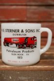 画像1: kt-220301-05 TEXACO / Federal 1970's Milk Glass Mug
