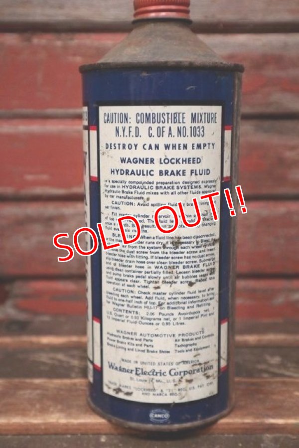 画像2: dp-220301-98 Wagner / Lockheed BRAKE FLUID Can