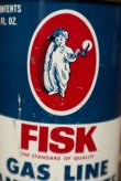 画像2: dp-220301-90 FISK / GAS LINE ANTI-FREEZE 1950's Can