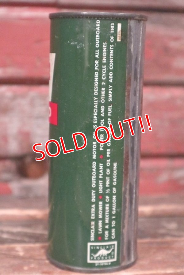 画像3: dp-220301-100 SINCLAIR / OUTBOARD MOTOR OIL Can