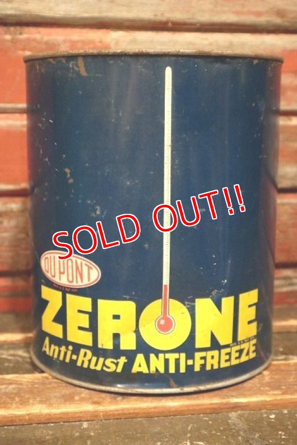 画像1: dp-220301-53 DU PONT / ZERONE Anti-Rust ANTI-FREEZE Can