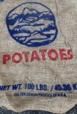 画像3: dp-220301-05 HI ALTITUDE POTATOES / Vintage Burlap Bag