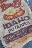 画像3: dp-220301-05 GOLDEN BEAUTY BRAND IDAHO POTATOES / Vintage Burlap Bag