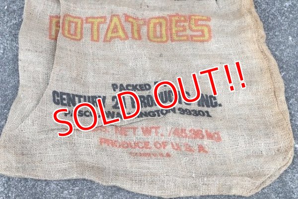 画像3: dp-220301-05 SUPERIOR POTATOES / Vintage Burlap Bag