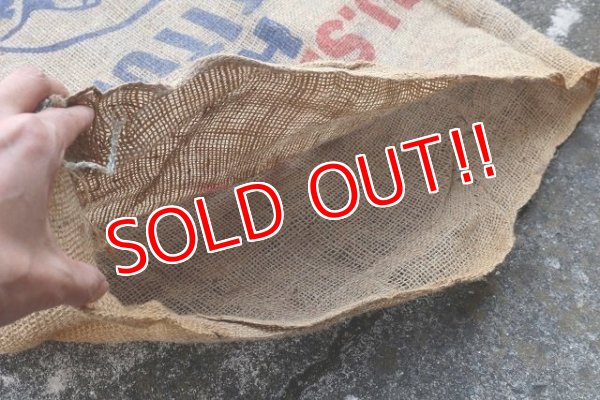 画像4: dp-220301-05 HI ALTITUDE POTATOES / Vintage Burlap Bag