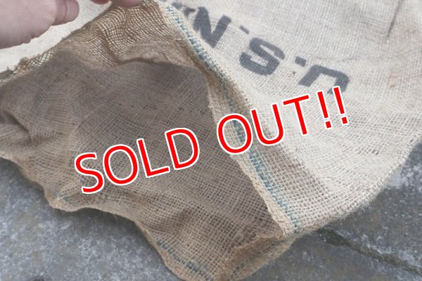 画像4: dp-220301-05 SUPERIOR POTATOES / Vintage Burlap Bag