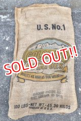 画像: dp-220301-05 COLORADO  POTATOES / Vintage Burlap Bag