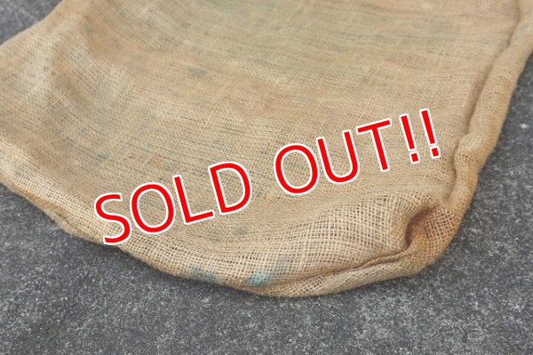 画像6: dp-220301-05 Valley Harvest Brand CALIFORNIA POTATOES / Vintage Burlap Bag