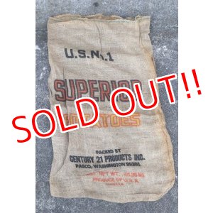 画像: dp-220301-05 SUPERIOR POTATOES / Vintage Burlap Bag