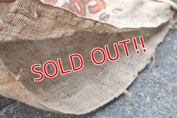 画像4: dp-220301-05 GOLDEN BEAUTY BRAND IDAHO POTATOES / Vintage Burlap Bag