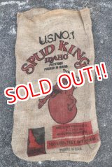 画像: dp-220301-05 SUPER KING IDAHO POTATOES / Vintage Burlap Bag