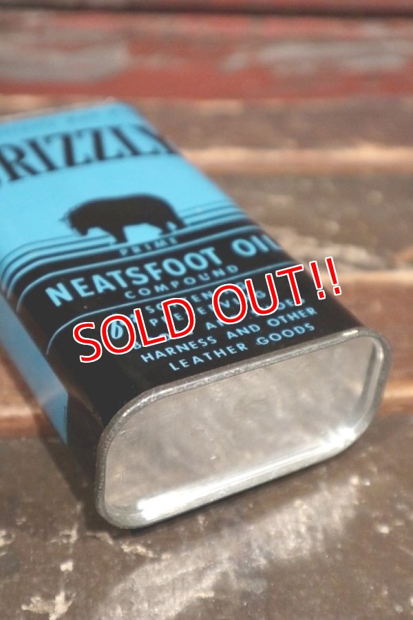 画像6: dp-220201-70 GRIZZLY / Vintage NEETSFOOT OIL Can