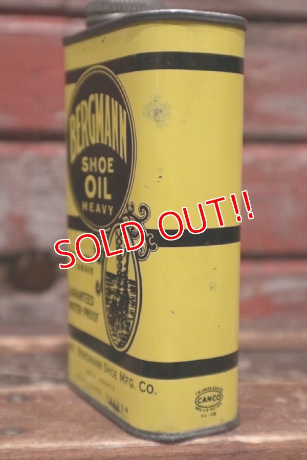 画像4: dp-220201-72 BERGMANN / Vintage SHOE OIL Can