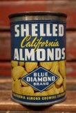 画像1: dp-220201-66 BLUE DIAMOND BRAND / Vintage SHELLED ALMONDS Can