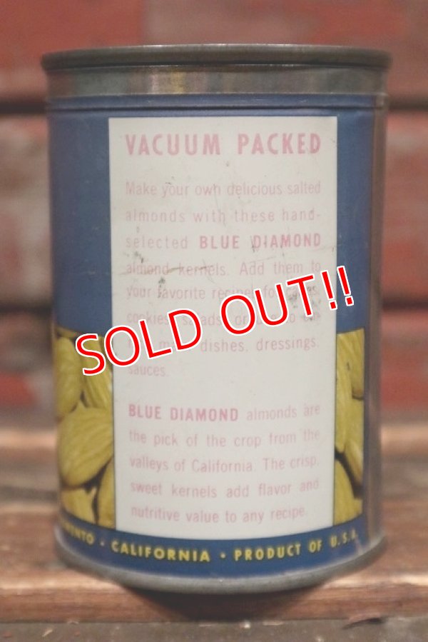 画像3: dp-220201-66 BLUE DIAMOND BRAND / Vintage SHELLED ALMONDS Can