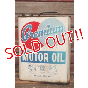 画像: dp-220301-41 Premium MOTOR OIL / Vintage 2 U.S. Gallons Can