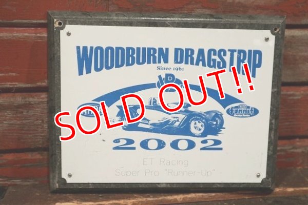 画像1: dp-220301-29 WOODBURN DRAGSTRIP / ET Racing Super Pro "Runner-Op" 2002 Plaque