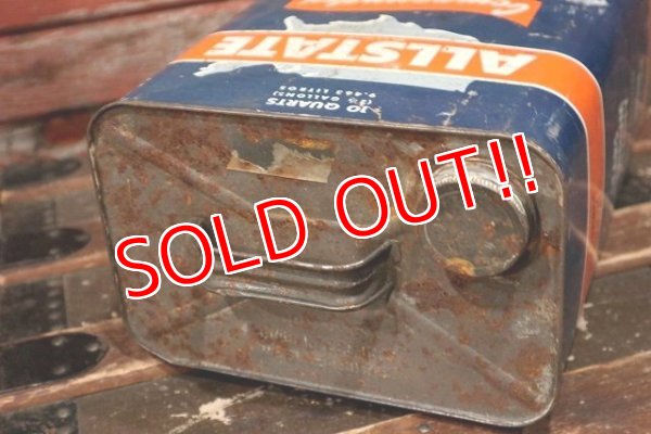 画像6: dp-220301-47 ALLSTATE MOTOR OIL / 1940's-1950's  2 1/2 U.S. Gallons Can