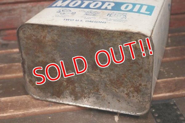 画像7: dp-220301-41 Premium MOTOR OIL / Vintage 2 U.S. Gallons Can