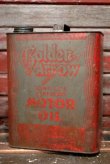 画像1: dp-220301-43 Golden Arrow MOTOR OIL / Vintage 2 U.S. Gallons Can