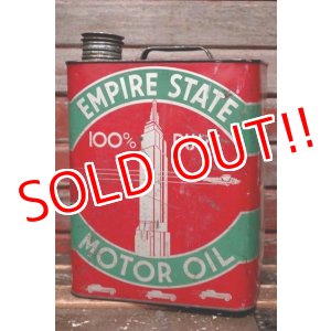 画像: dp-220301-39 EMPIRE STATE MOTOR OIL / Vintage 2 U.S. Gallons Can