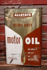 画像: dp-220301-46 ALLSTATE HEAVY DUTY MOTOR OIL / Vintage 2 1/2 U.S. Gallons Can