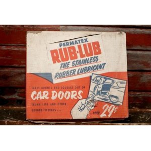 画像: dp-220301-52 PERMATEX / 1950's-1960's RUB-LUB Rubber Lubricant (Box)