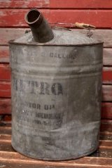 画像: dp-220301-38 SOCONY-VACUUM / "METRO" 1930's 5 U.S.GALLONS Can