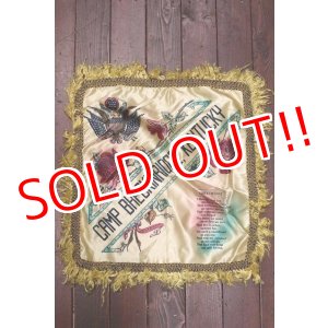 画像: dp-220301-06 U.S.ARMY "CAMP BRECKINRIDGE" 1950's-1960's Cushion Cover