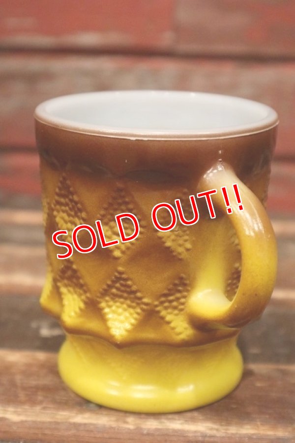 画像4: kt-220301-03 Fire-King / 1970's Kimberly Mug (Brown×Yellow)