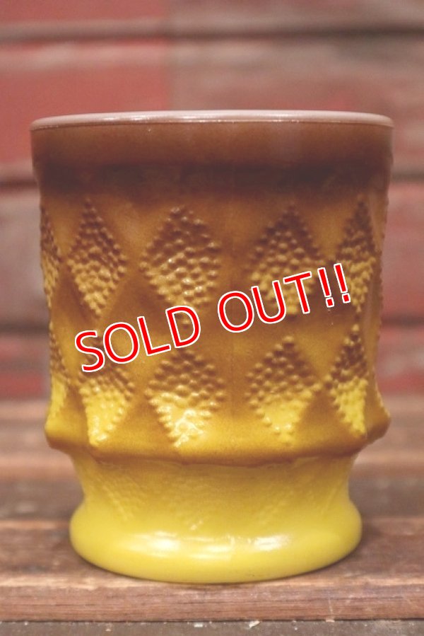 画像3: kt-220301-03 Fire-King / 1970's Kimberly Mug (Brown×Yellow)