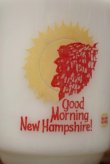 画像2: kt-220301-13 BURGER KING / Anchor Hocking 1980's〜 "Good Morning New Hampshire!" 9 oz Mug