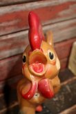 画像3: ct-220401-27 REMPEL / 1950's "Roofus" the Rooster Squeaky Doll