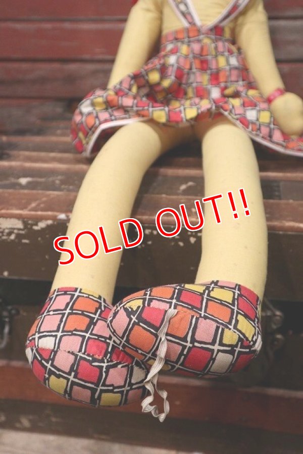 画像6: ct-220301-34 Vintage Mask Face Doll