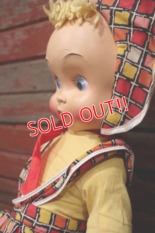 画像13: ct-220301-34 Vintage Mask Face Doll