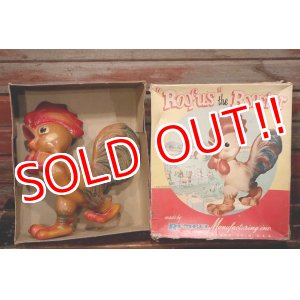 画像: ct-220401-27 REMPEL / 1950's "Roofus" the Rooster Squeaky Doll