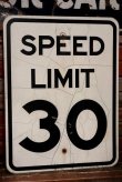 画像1: dp-220401-03 Road Sign "SPEED LIMIT 30"