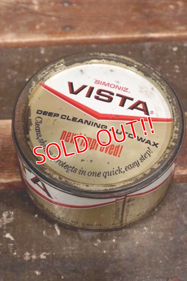 画像1: dp-220301-105 VISTA / Vintage DEEP CLEANING AUTO WAX Can